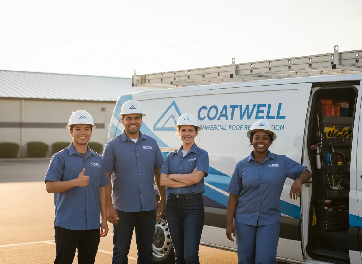 Commercial roof coating company in Murray, IA
